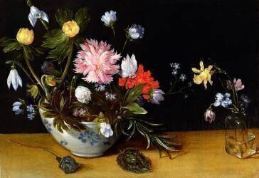 Still Life of Flowers (Jan Brueghel the Younger) - Muzeo.com