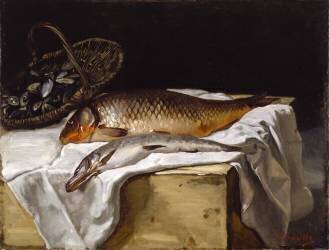 Still Life with Fish (Frédéric Bazille) - Muzeo.com
