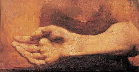 Study of a Hand and Arm (Théodore Géricault) - Muzeo.com