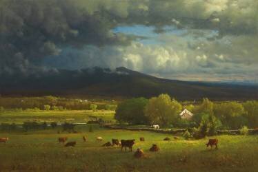 Sunset on the River (George Inness) - Muzeo.com
