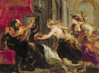 Tereus confronted with the head of his son Itylus (Peter Paul Rubens) - Muzeo.com