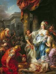 The Beheading of Cyrus II (Jean-Simon Berthélemy) - Muzeo.com