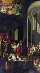 The Birth of the Virgin (Carlo Saraceni) - Muzeo.com