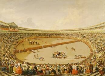 The Bullfight (Eugenio Lucas y Padilla) - Muzeo.com