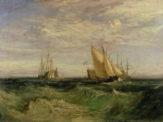 The Confluence of the Thames and the Medway (Joseph Mallord William Turner) - Muzeo.com