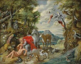 The Creation of Adam (Jan Brueghel the Younger) - Muzeo.com