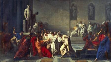 The Death of Julius Caesar (Vincenzo Camuccini) - Muzeo.com