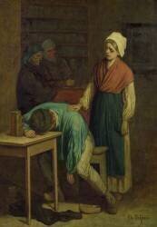 The Drunkard (Charles de Groux) - Muzeo.com
