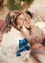 The Empress Eugénie Surrounded by her Ladies in Waiting (Franz Xaver Winterhalter) - Muzeo.com
