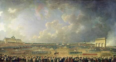 The Festival of the Federation at the Champ de Mars (Pierre-Antoine Demachy) - Muzeo.com