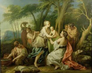 The Finding of Oedipus (French School) - Muzeo.com