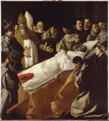 Funérailles de saint Bonaventure (Francisco de Zurbaran) - Muzeo.com