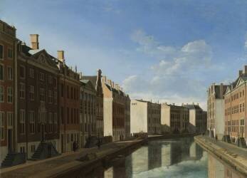 The ‘Golden Bend’ in the Herengracht (Gerrit Berckheyde) - Muzeo.com