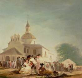 The Hermitage of San Isidro, Madrid (Francisco de Goya) - Muzeo.com