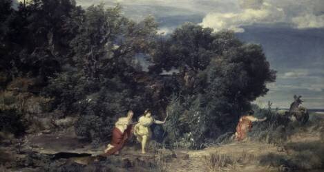 The Hunt of Diana (Arnold Böcklin) - Muzeo.com