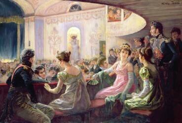 The Interval at the Theatre (Charles Henry Tenré) - Muzeo.com