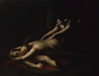 The Pain of Kriemhild (Johann Heinrich Füssli) - Muzeo.com