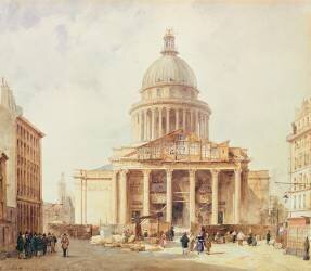 The Pantheon in 1835 (François Etienne Villeret) - Muzeo.com