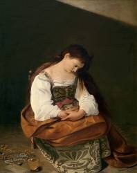 The Penitent Mary Magdalene (Caravaggio) - Muzeo.com