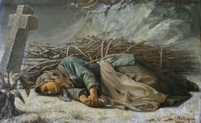 The Poor Woman (Alexandre Antigna) - Muzeo.com