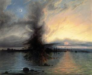 The Rock of Salvation (Samuel Colman) - Muzeo.com