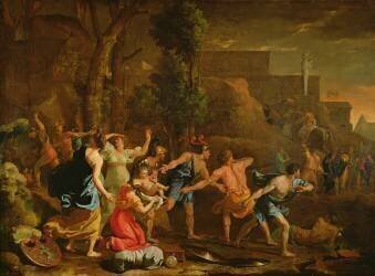 The Saving of the Infant Pyrrhus (Nicolas Poussin) - Muzeo.com
