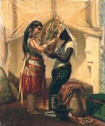 The Toilet of the Odalisque (Léopold de Moulignon) - Muzeo.com
