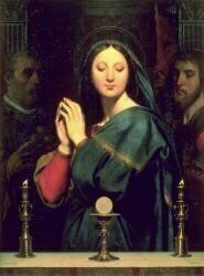 The Virgin with the Host (Jean-Auguste-Dominique Ingres) - Muzeo.com