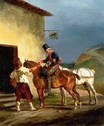 The White Horse Tavern (Théodore Géricault) - Muzeo.com