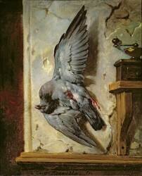 The Woodpigeon (Eugène Devéria) - Muzeo.com