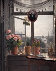 View from the artist's room (Martinus Rorbye) - Muzeo.com