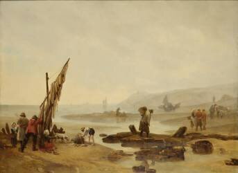 View of Ambleteuse (Philippe Auguste Jeanron) - Muzeo.com
