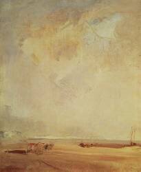 View of the Coast of Normandy (Richard Parkes Bonington) - Muzeo.com