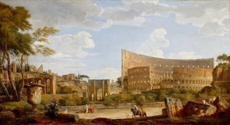 View of the Colosseum (Giovanni Paolo Pannini) - Muzeo.com