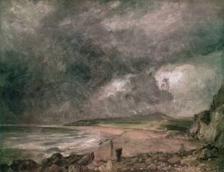 Weymouth Bay with Approaching Storm (John Constable) - Muzeo.com