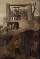 Workers at Montmartre (Soběslav Pinkas) - Muzeo.com
