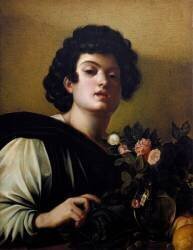 Young boy in the vase of roses (Caravaggio) - Muzeo.com