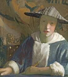 Young Girl with a Flute (Johannes Vermeer) - Muzeo.com