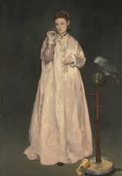 Young lady in 1866 (Edouard Manet) - Muzeo.com