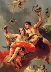 Zephyr and Flora (Giambattista Tiepolo) - Muzeo.com