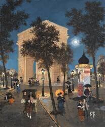 9pm Place de l'Etoile (Fabienne Delacroix) - Muzeo.com