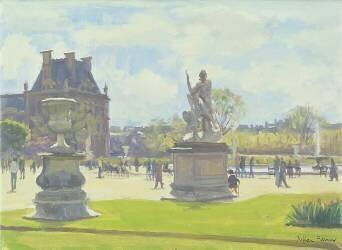 Afternoon in the Tuileries (Julian Barrow) - Muzeo.com