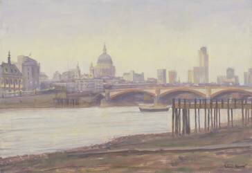 Bankside - Dusk (Julian Barrow) - Muzeo.com