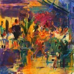 Cafe de la Place (Peter Graham) - Muzeo.com