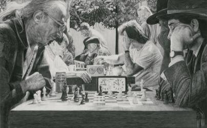Chess Players, Washington Square Park (Max Ferguson) - Muzeo.com