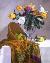 Fleurs et fruits (Pierre Dominique Lafitte) - Muzeo.com