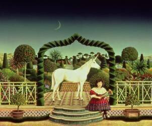 Girl with a Unicorn (Anthony Southcombe) - Muzeo.com