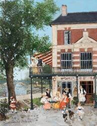Guinguette in Chatou (Fabienne Delacroix) - Muzeo.com