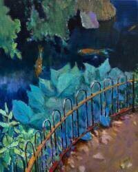 Koi and Hostas (Marco Cazzulini) - Muzeo.com
