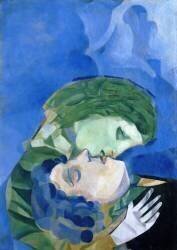 Les amoureux, 1916 (Marc Chagall) - Muzeo.com